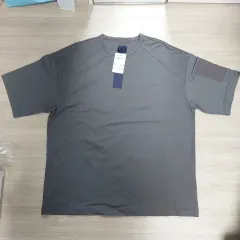 M ジュンジェイ 袖 ポケット セミオーバー ショートスリーブ Tシャツ グレー