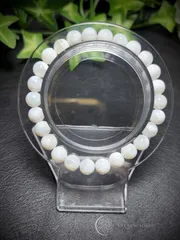 💎天然石✨️お得❗️浄化の白✨️  ホワイトカルサイト  3本セット❗️ ブレスレット       レディース＆メンズ     E874