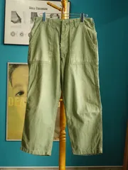 64s~65s US ARMY ベイカーパンツ OG-107 ミリタリーパンツ ストレートパンツ ユーティリティーパンツ W34 アメカジ コットンのサムネイル