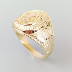 1945年メキシコ 2ペソゴールドリング ジュエリー 21K 18K - メルカリ