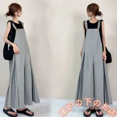 レディース 2026年夏新作 サロペットパンツ 無地プリーツ ワイドシルエット ゆったり体型カバー シンプルおしゃれ カジュアルコーデ75103