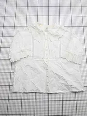◇ Θ ドットアンドストライプス Dot and Stripes CHILD WOMAN レースブラウス ホワイト系 レディース E  【1603090023974】