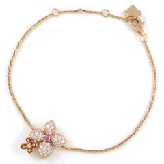 ショーメ Chaumet ブレスレット オルタンシア フラワーモチーフ ピンクサファイア パヴェ ダイヤモンド K18PG 【中古】のサムネイル