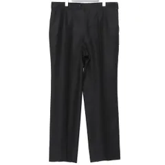 LANVIN ウールスラックス サイズR52-47-91 ブラック 3106のサムネイル
