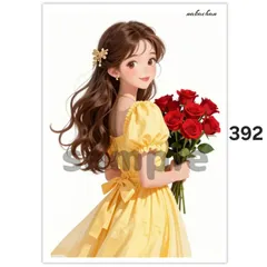 オリジナル人物ステッカー【392】