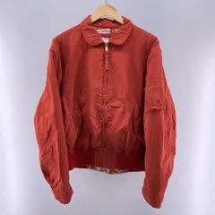 【中古】90s Karl Helmut コットンフライトジャケット レッド サイズ表記なし カールヘルム[24]のサムネイル