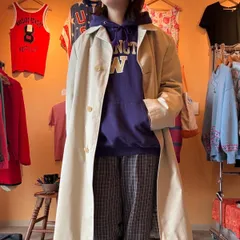 champion パープル　カレッジロゴ　フードパーカー　フーディー