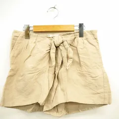 un dix cors パンツ ショーパン ショート 無地 シンプル ミニ コットン 綿 36 ベージュ 薄茶 /MT51