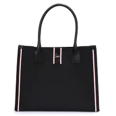 クリスチャンルブタン 3245177 Nastroloubi L ナストロルビ エル for BMW Fashionista ナイロンキャンバス カーフスキン ブラック ホワイト レッド トートバッグ Christian Louboutin（未使用　展示品）のサムネイル