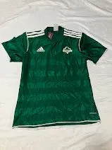 ADIDAS ゲームシャツ グリーン S US古着