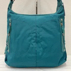 1397　TUMI　トゥミ　トートバッグ　ハンドバッグ　ワンショルダー　ワンハンド　ブルーグリーン　エメラルドグリーン　レディース　シンプル　きれいめのサムネイル