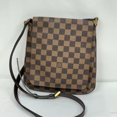 美品】ルイヴィトン N51302 ミュゼット ダミエ LV 茶系 PCV 革 - メルカリ