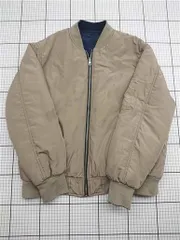 ◇ ⊇ サニーレーベル アーバンリサーチ MA-1リバーシブルブルゾン ベージュ系 メンズ E  【1603230032286】