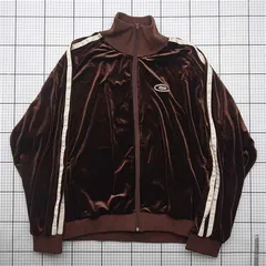 ◇ ⊇ エムエスジー MSG ベロアジャージ トラックジャケット ブラウン系 メンズ M E  【1603230033030】