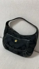 ヴィンテージ COACH ブラック HOBO BAG