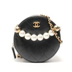 CHANEL シャネル ショルダーバッグ 2001-2002 サテン チョコバー 7番台