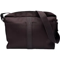 エルメス HERMES アカプルコ バサス MM ブラウン シルバー金具 トワル メンズ ショルダーバッグのサムネイル