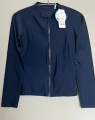 キッズラッシュガード UVカット スクール水着ネイビー　120cm　☆1点限り