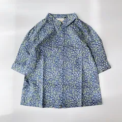 【2026年春夏新作】【フェアトレード】ピープルツリー　Peopletree V＆A オーガニックコットンサテン シャツ クローバー柄