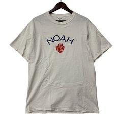 希少•XL】NOAH ノア コアロゴ クロス バックプリント ロンT 白 - メルカリ