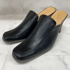 【訳あり】ミュールパンプス サボサンダル レディース オフィス 黒 前詰まり 9cmヒール 黒　ブラック　 LL（24.5〜25cm）m900blllwk5