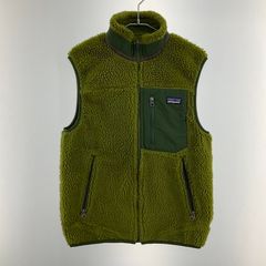 美品 Patagonia フリースベスト グリーン キャンプ 登山 アウトドア