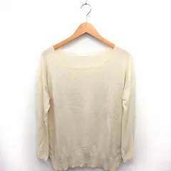 アーバンリサーチ URBAN RESEARCH ニット セーター 丸首 長袖 モヘヤ混 ONE ベージュ /FT18