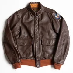Houston ヒューストン A-2 40 美品 HOUSTON / ヒューストン】 A-2 LEATHER JACKET / A-2 レザー