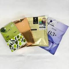 【未使用】 4点 :  est エスト ディープアクティベート アイマスク 目もと用マスク /QUALTY 1st クオリティファースト ダーマLV シート状美容液マスク / Anua アヌア  ナイトケアマスク / LuLuLun ルルルン フェイスマスク