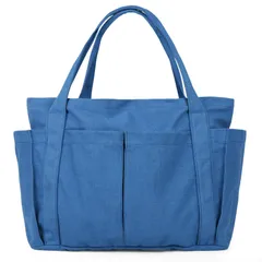 メンズ 肩掛けバッグ グローサリー レディース 通学 トート 帆布 キャンバス 大容量 多機能 マザーズバッグ 無地 トートバッグ （Lサイズ）