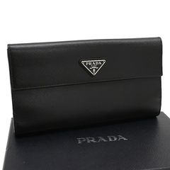 ✨新品未使用✨ PRADA 長財布 ナイロン テスート 三角プレート - メルカリ