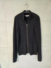 トミーヒルフィガー レディース ケーブル ジップアップニット