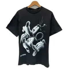 【中古】　MICKEY UNLIMITED by VELVA SHEEN　Tシャツ 　90s vintage　90年代　半袖　クルーネック　キャラクター　ミッキーフレンズ　ドナルド　グーフィー　USA製　古着　/1104