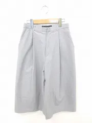 ザラ トラファルック ZARA Trafaluc パンツ ワイド スカンツ ジップフライ 無地 シンプル S グレー 灰 /TT4