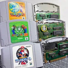 【フルメンテナンス】ニンテンドー64 マリオテニス64 マリオゴルフ64 マリオカート64 3本セット