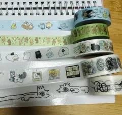 윝판타 マスキングテープ アエイオウ マスキングテープ メモ帳