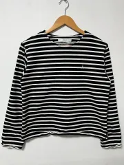 55-66 ASESIT ルーズフィット ストライプ 長袖Tシャツ 正規品