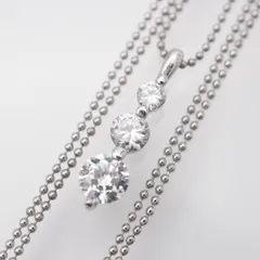 S670 ダイヤモンド風 SV925 PD刻印 ペンダント ネックレス デザイン シルバー