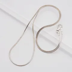 S477 ヴィンテージ 925 ITALY刻印 ネックレス スネークチェーン ゴールドカラー デザイン シルバー