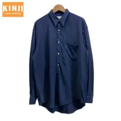 【中古】　Paul Smith　プレーンシャツ　長袖　シャツ　レーヨン　無地　レギュラーカラー　胸ポケット　オーバーサイズ　古着　/1555