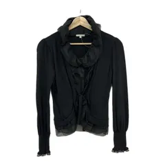 TO BE CHIC(トゥービーシック) 長袖シャツブラウス サイズ2 M レディース 黒 フリルのサムネイル