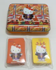 M[ネコ]0883 サンリオ ハローキティ 名古屋キティ物語 ダイカット メモ 缶ケース付き 当時物 激レア 中古品
