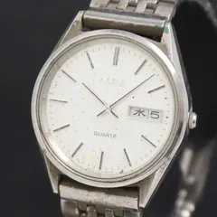 QZ セイコー アルバ Y113-8130 シルバ―文字盤 デイデイト レディース腕時計 2000000 NSK KRK