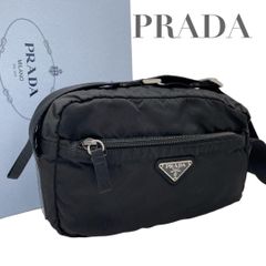 近年モデル✨PRADA ウエストバッグ 三角ロゴ ロゴ金具 ナイロン 黒