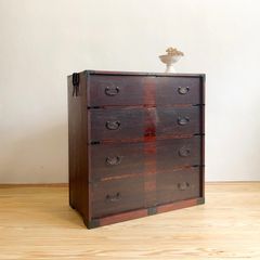 丸金具 前欅庄内箪笥 抽斗4杯 タンス 収納 - メルカリ