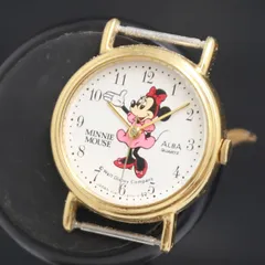 QZ セイコー アルバ ディズニー  ミニーマウス Y131-6354 白文字盤 レディース腕時計 2000000 NSK KRK