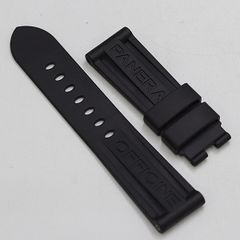 新品未使用】PANERAI 24-22mm ブラックラバー純正ストラップ - メルカリ