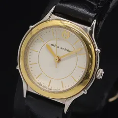 保/箱付 ミラショーン 1030-A04196 QZ アイボリー文字盤 レディース腕時計 2000000 NSK MST