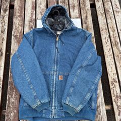 雰囲気抜群⭕️ Carhartt アクティブジャケット デニム 鬼フェード