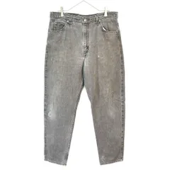 90年代 Levi's リーバイス 550 デニムパンツ ブラック(メンズ W36 L30)中古 古着 X8034